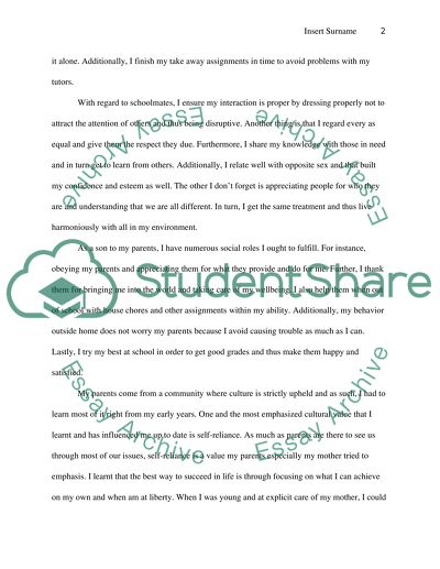 Social service essay for students