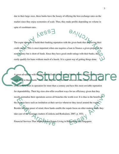 Why Expats Might Be of Interest to a Global Bank