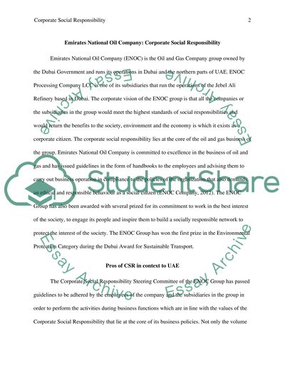 Corporate Social Responsibility