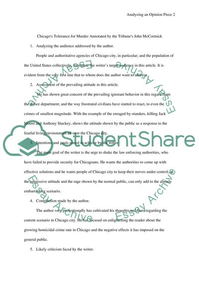 Chicagos Tolerance for Murder by John McCormick