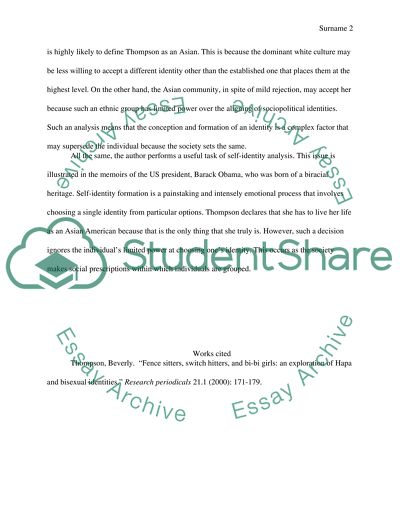 The Ideas of Beverly Thompson