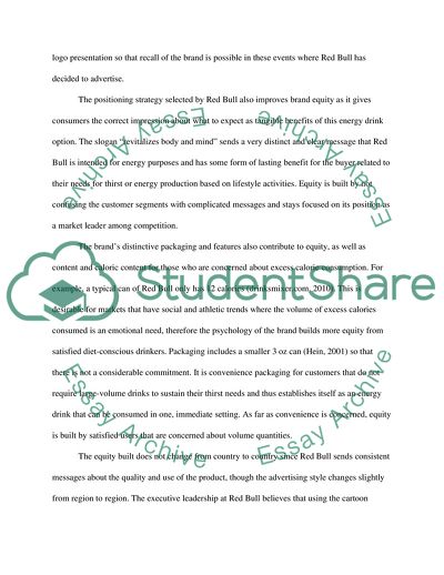 Evaluation of Red Bull