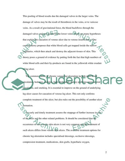 Chronic Venous Leg Cause, Features, and Treatment Options