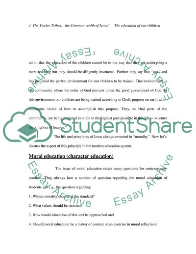 The Influences of Jesus in Contemporary Education System