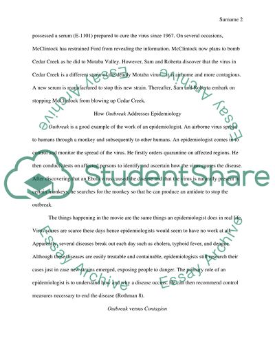 Plot Summary of Outbreak Movie