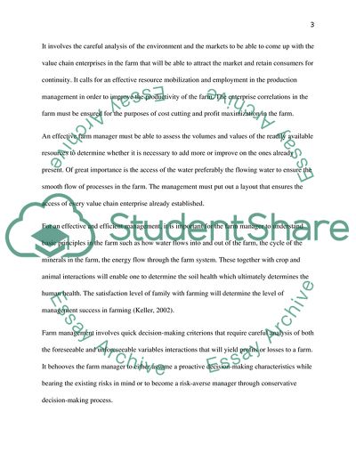 Integrated Farm Project