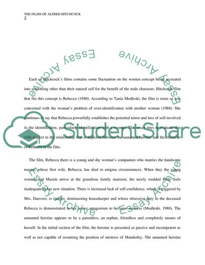 The Films of Alfred Hitchcock