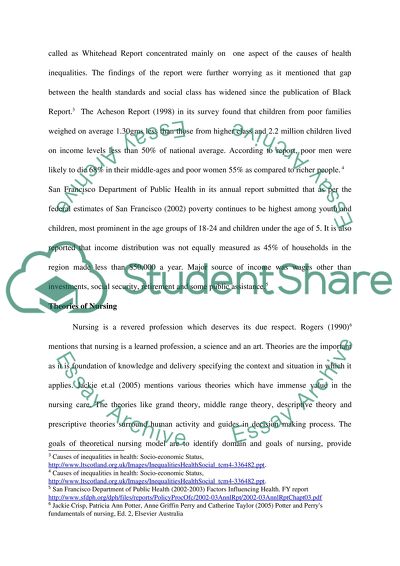 Sociological Factor in Health