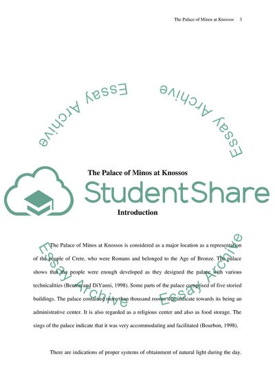 The Palace of Minos at Knossos