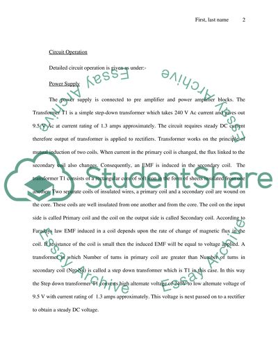 Karaoke Type Amplifier