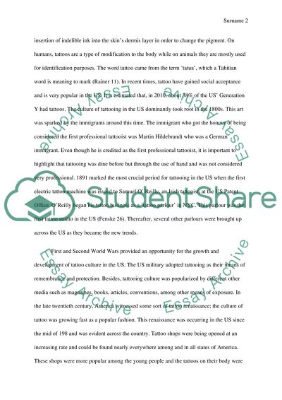 History of the tatto culture in New York city