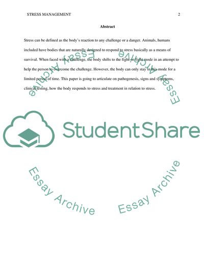 How the Body Responds to Stress