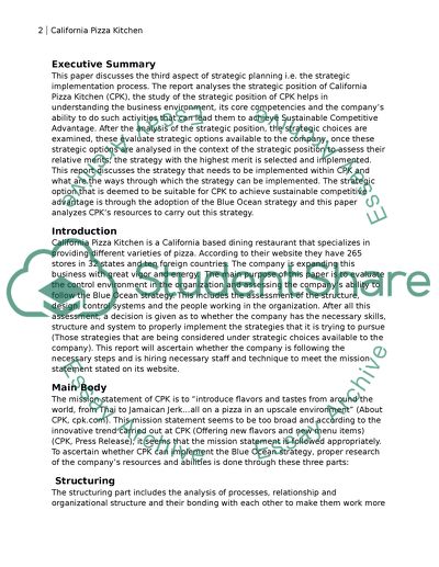 Strategy Implementation