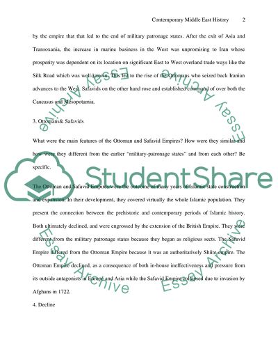 Middle East History: the Ottoman Turks and Safavids