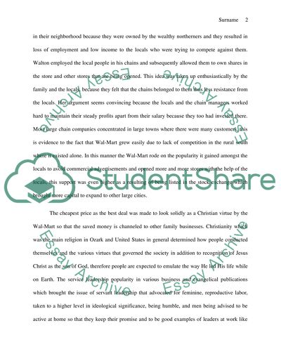 To Serve God and Wal-Mart