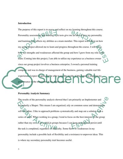 Personality Analysis