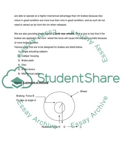 Recumbent Tricycle Brake