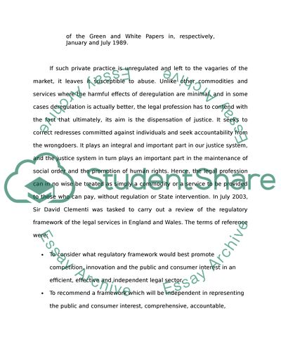 Improving Legal Profession in Private Practice