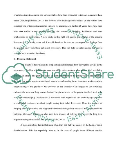 The Motivation behind Bullying