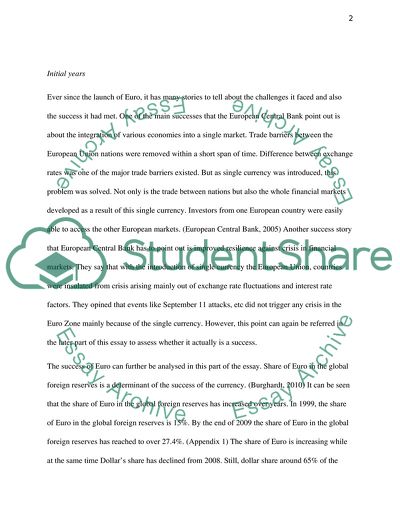 Single Currency in Europe