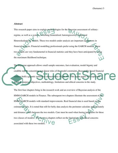 Bayesian analysis of HMM-GARCH models in Finance