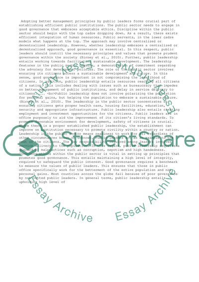 WK1_Public Leadership Paper