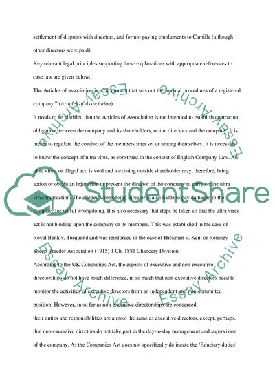 Company Law of Westfield Ltd