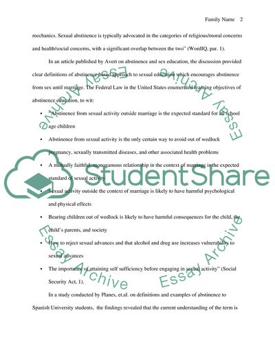 Advantages and Disadvantages of Sexual Abstinence