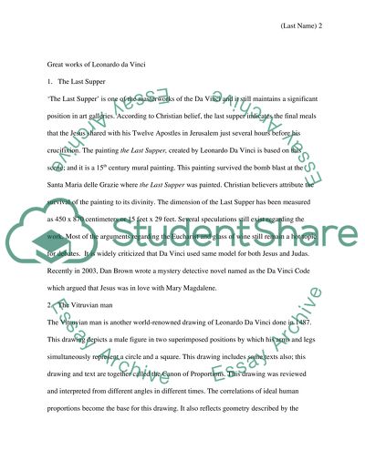 Leonardo Da Vinci: Biography and Artwork