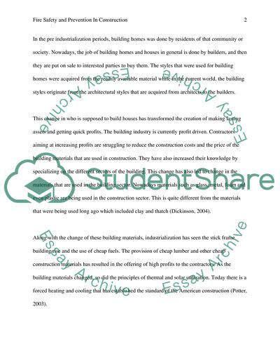 Fire Safety and Prevention in Construction