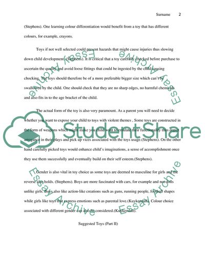 Considerations while Choosing Play Toys