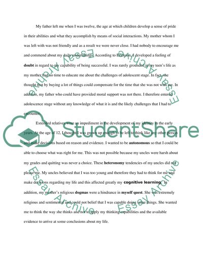 Adolescence and Identity Development