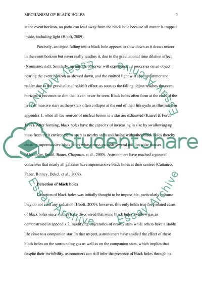 Mechanism of Black Holes