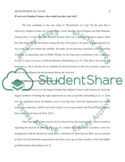 Recruitment of a Star