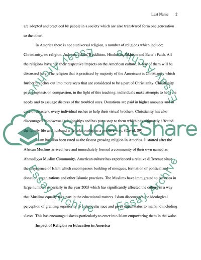 How has religion impacted American society