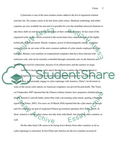 Causes of crime in Great Britain and USA
