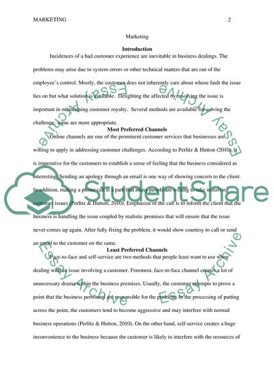 Online Channels as the Prominent Customer Services