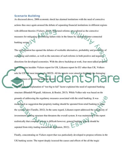 Shall We Separate Retail Banking from Investment Banking