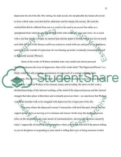 David Foster Wallace and the Demon Depression Life Mirrors Art