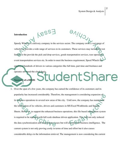 Features Of The Speedy Wheels Business Strategy