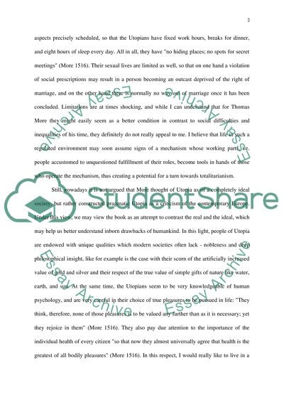 Utopia by Sir Thomas More