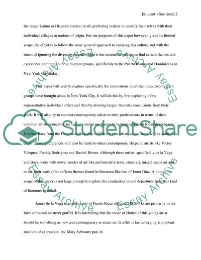 Dominican and Puerto Rican Artists in NYC