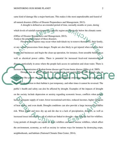 Monitoring Our Home Planet