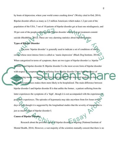 Severe Symptoms of Bipolar Disorder