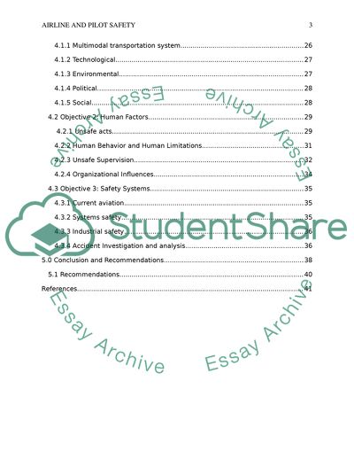 Airline and Pilot Safety