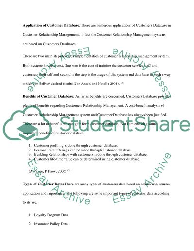 Method and system for building a database