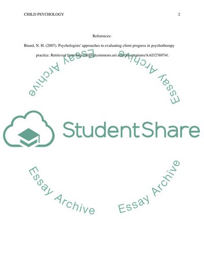 Psychologists Approaches to Evaluating Client Progress in Psychotherapy Practice