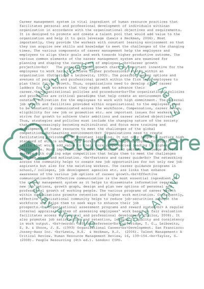 Career Management System