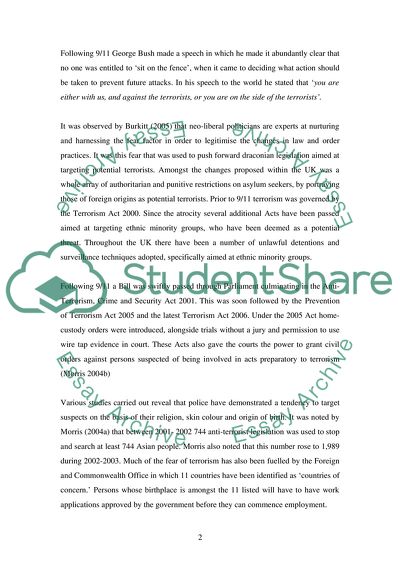 Is It Reasonably Possible to Reconcile the Demands of Anti-Terrorism and Human Rights