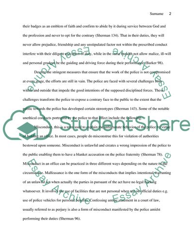 Police Behavior- Misconduct, Deviance, and Corruption